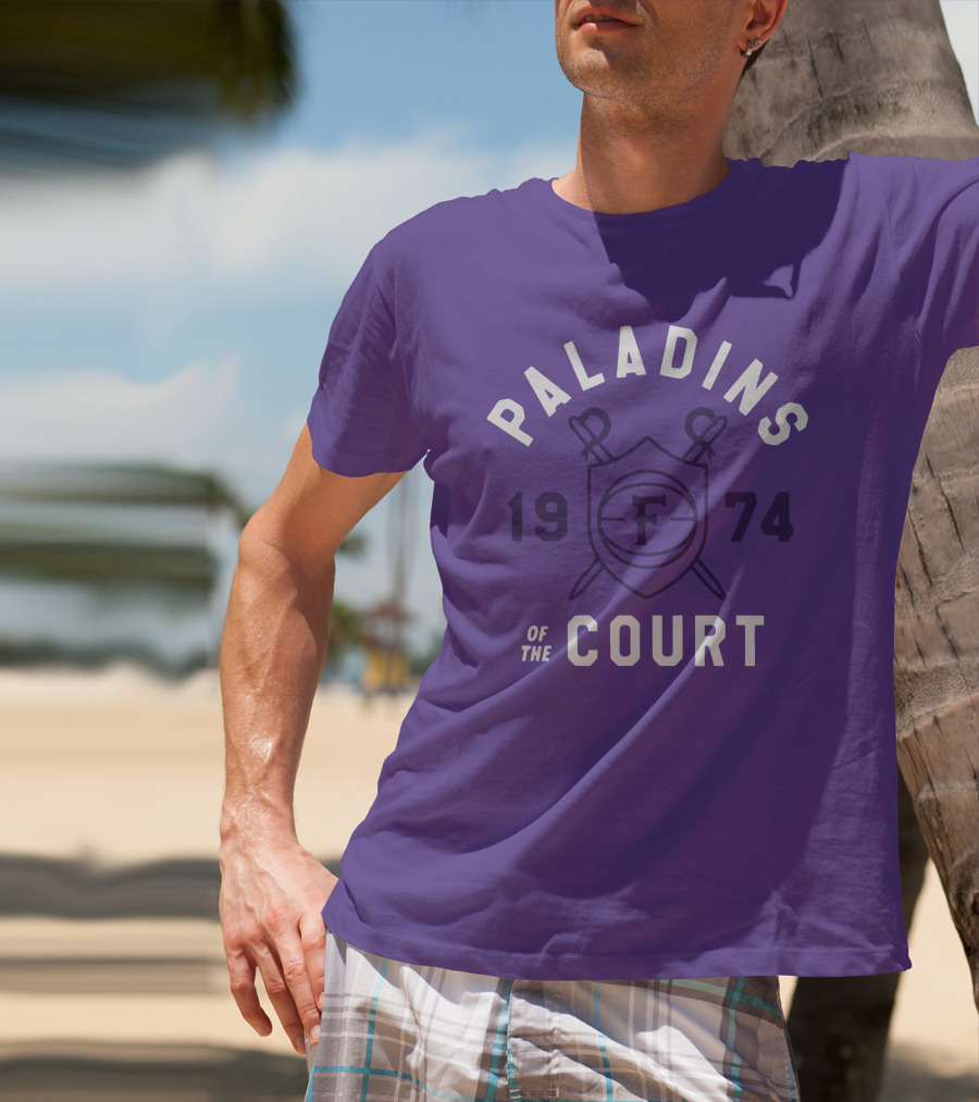 Paladins Of The Court 1974 F Shield Emblem T-Shirt