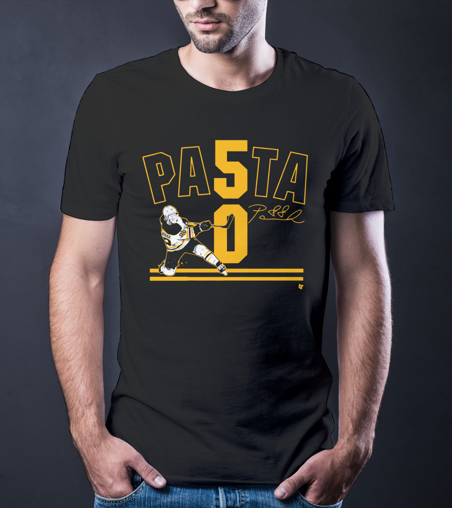 PASTA 50 Pastrnak Hockey Player 88 T-Shirt