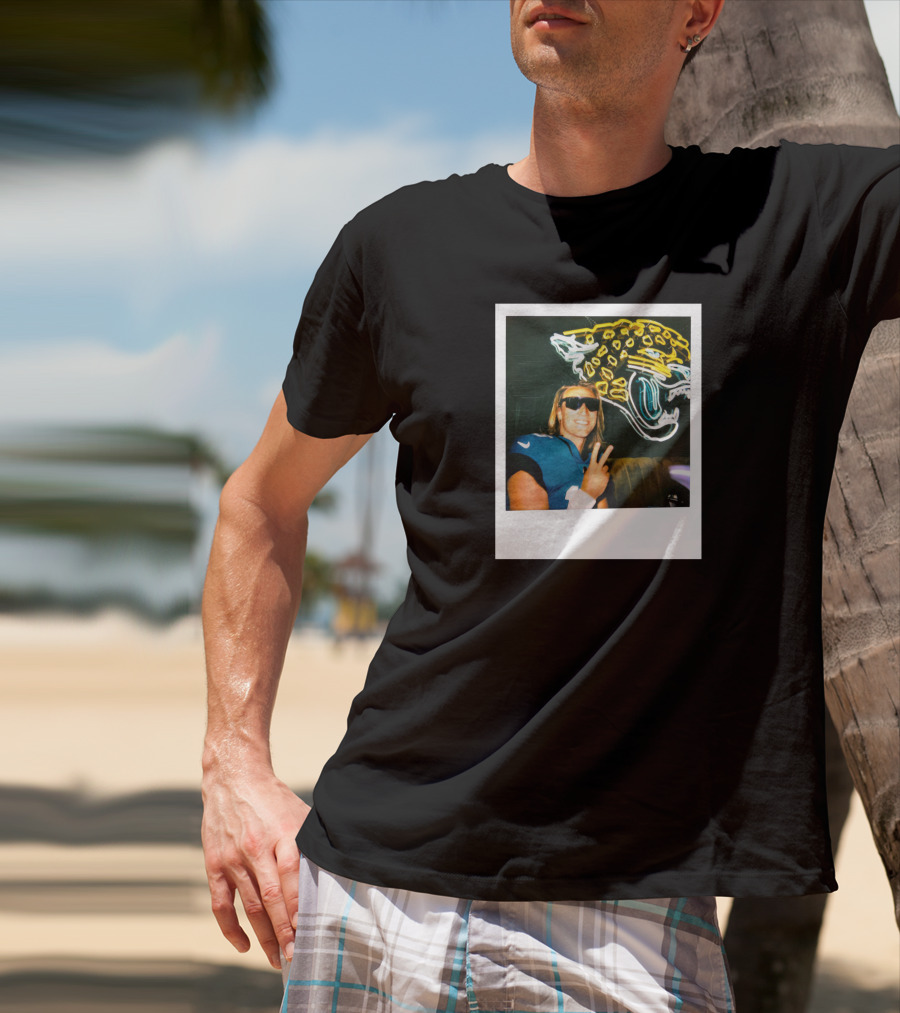 Trevor Lawrence Steezy Trev Jacksonville Jaguars Profile Picture T-Shirt
