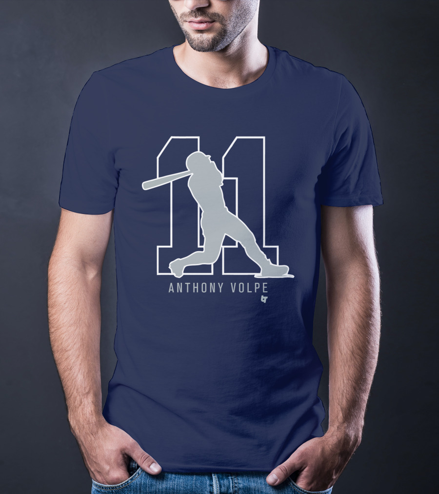 Anthony Volpe 11 New York Baseball T-Shirt