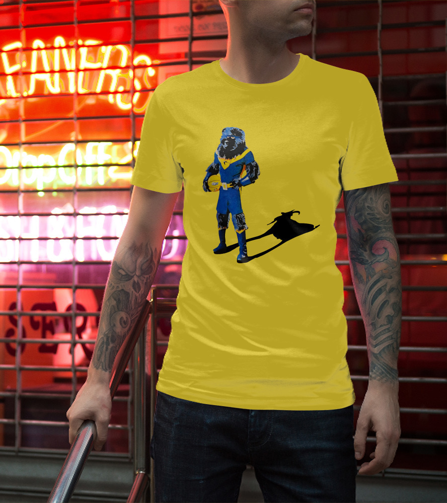 Memphis Grizzlies Basketball GOAT With Superhero Bear And Goat Shadow T-Shirt