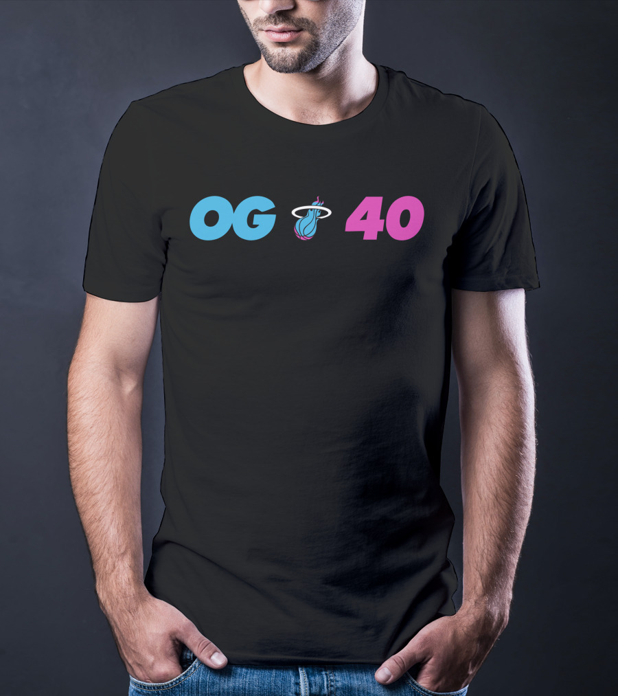 OG Miami Heat 40 T-Shirt