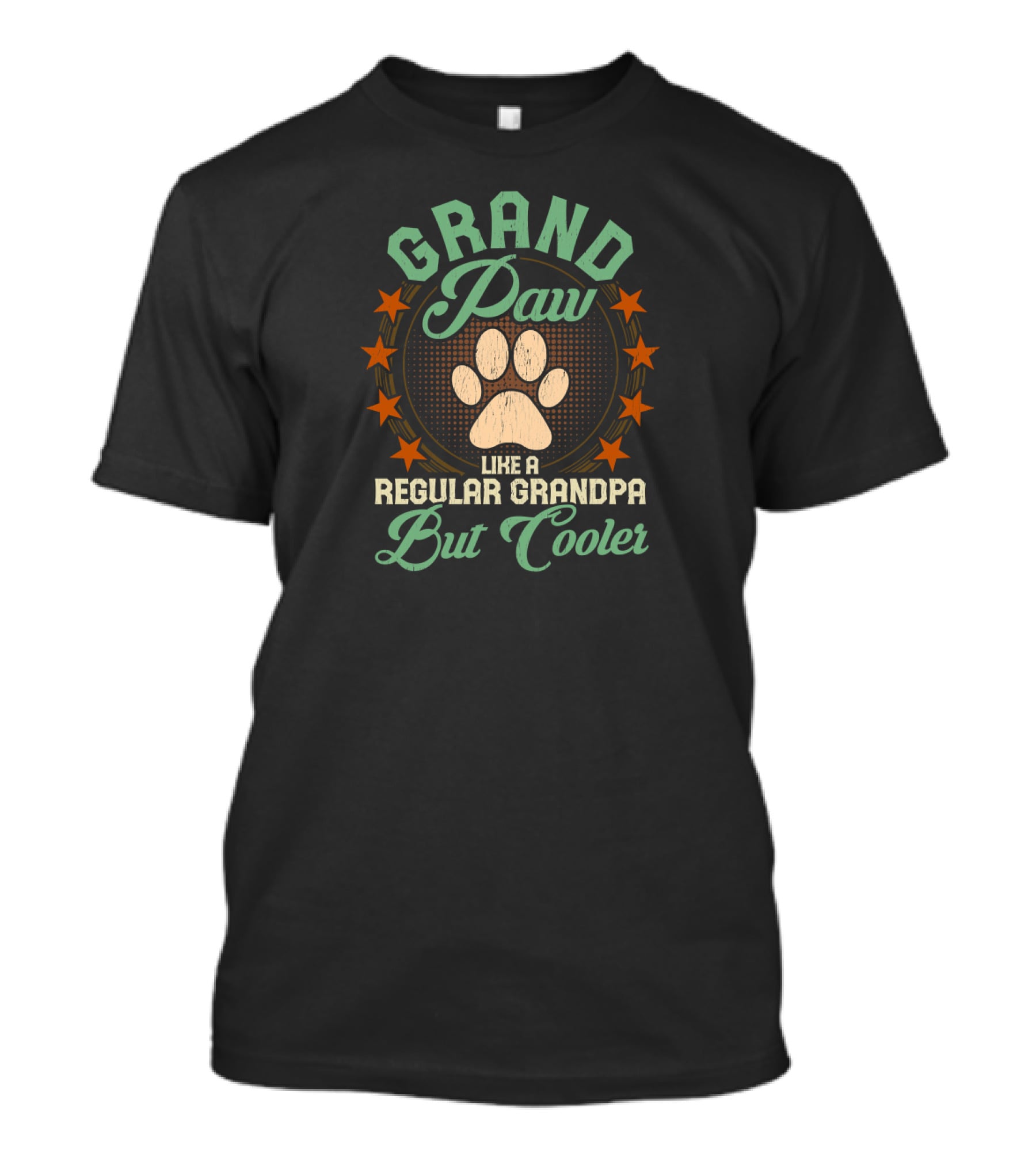 Grand Paw Like A Regular Grandpa But Cooler T-Shirt