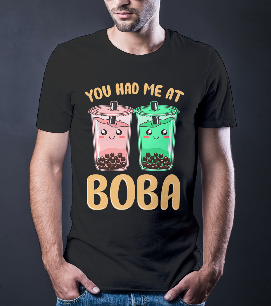 You Had Me At Kawaii Bubble Tea Boba T-Shirt