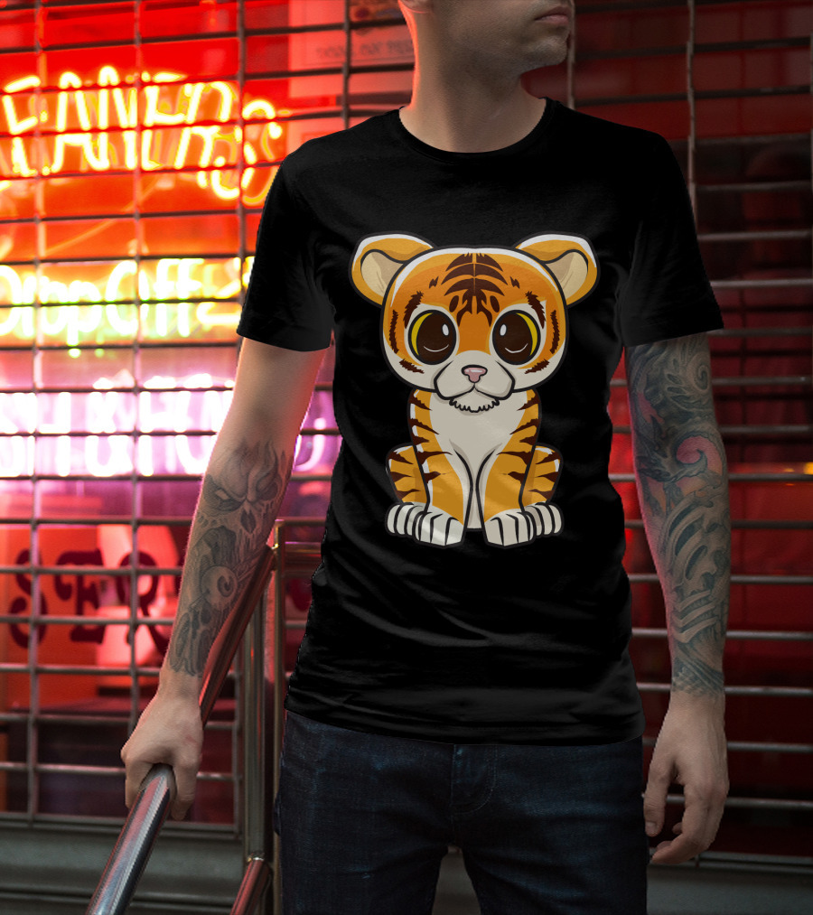 Kawaii Tiger International Tiger Day Cute Tiger T-Shirt