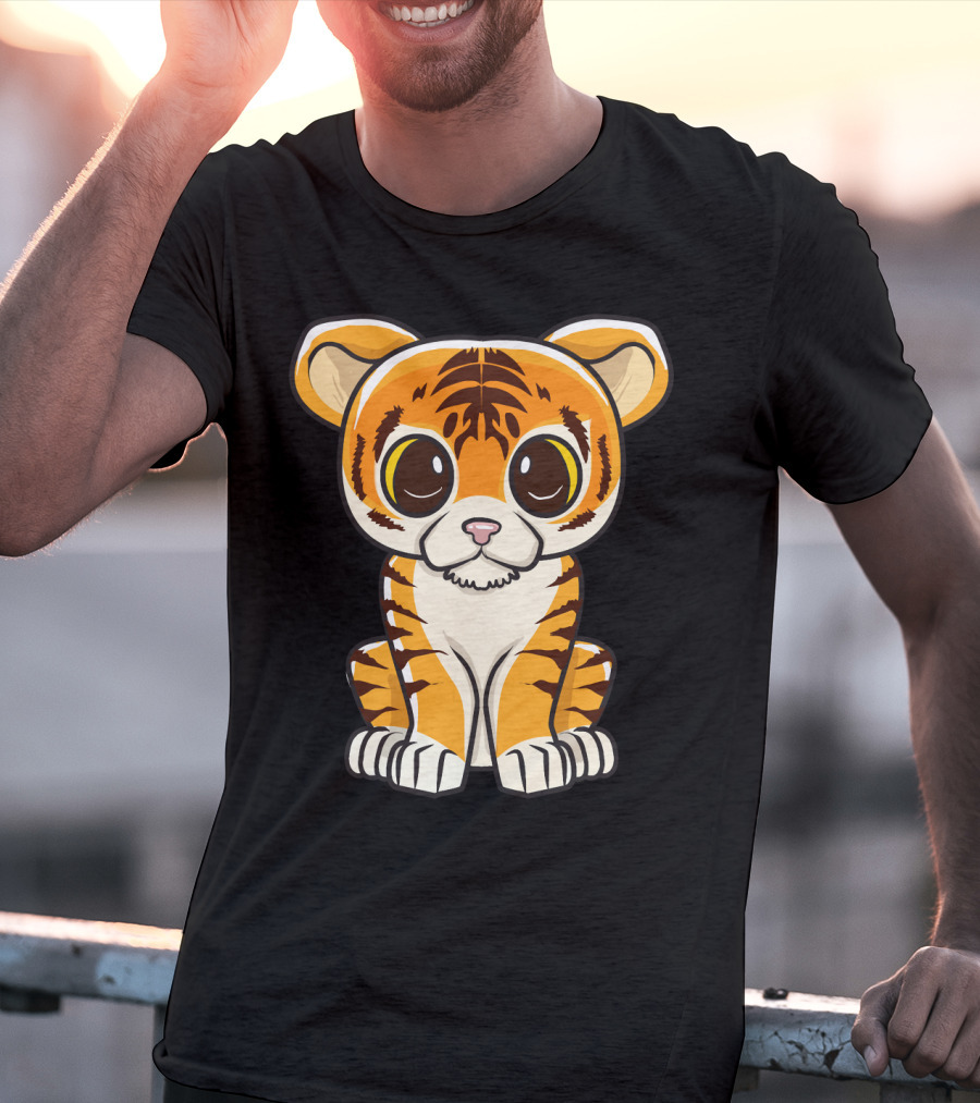 Kawaii Tiger International Tiger Day Cute Tiger T-Shirt