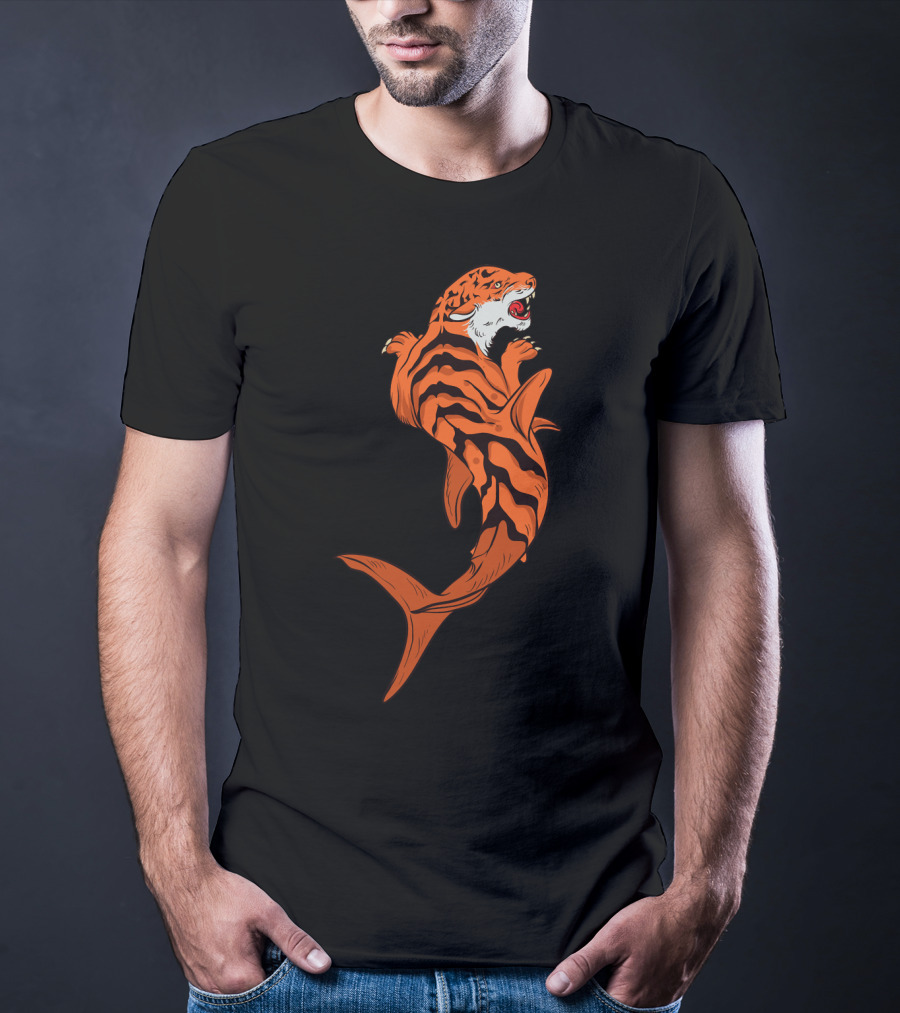 Tiger Shark Jawsome Tigershark Marine Biology Pun T-Shirt