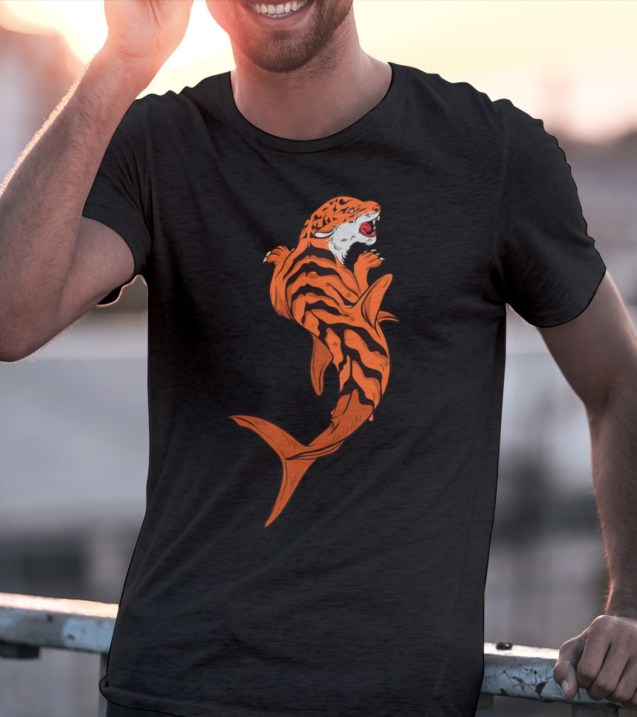 Tiger Shark Jawsome Tigershark Marine Biology Pun T-Shirt