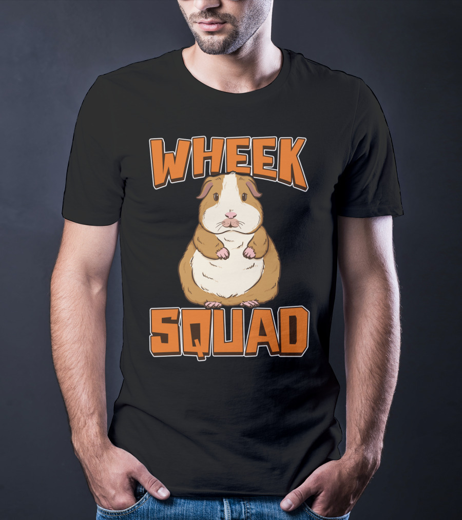 Wheek Squad Guinea Pig Furry Potato Pet Cavy T-Shirt