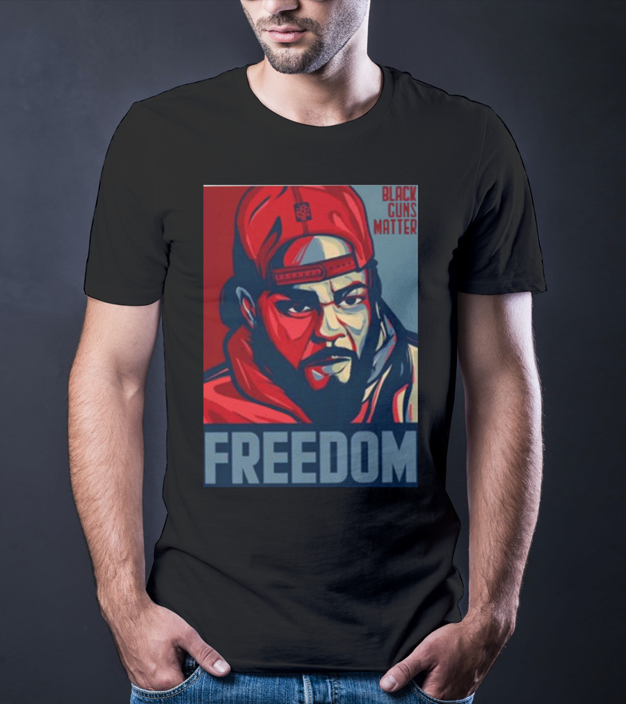 BGM Collectible Black Freedom Black Guns Matter T-Shirt