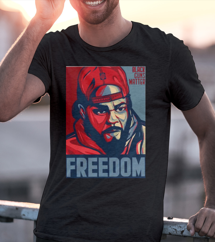 BGM Collectible Black Freedom Black Guns Matter T-Shirt