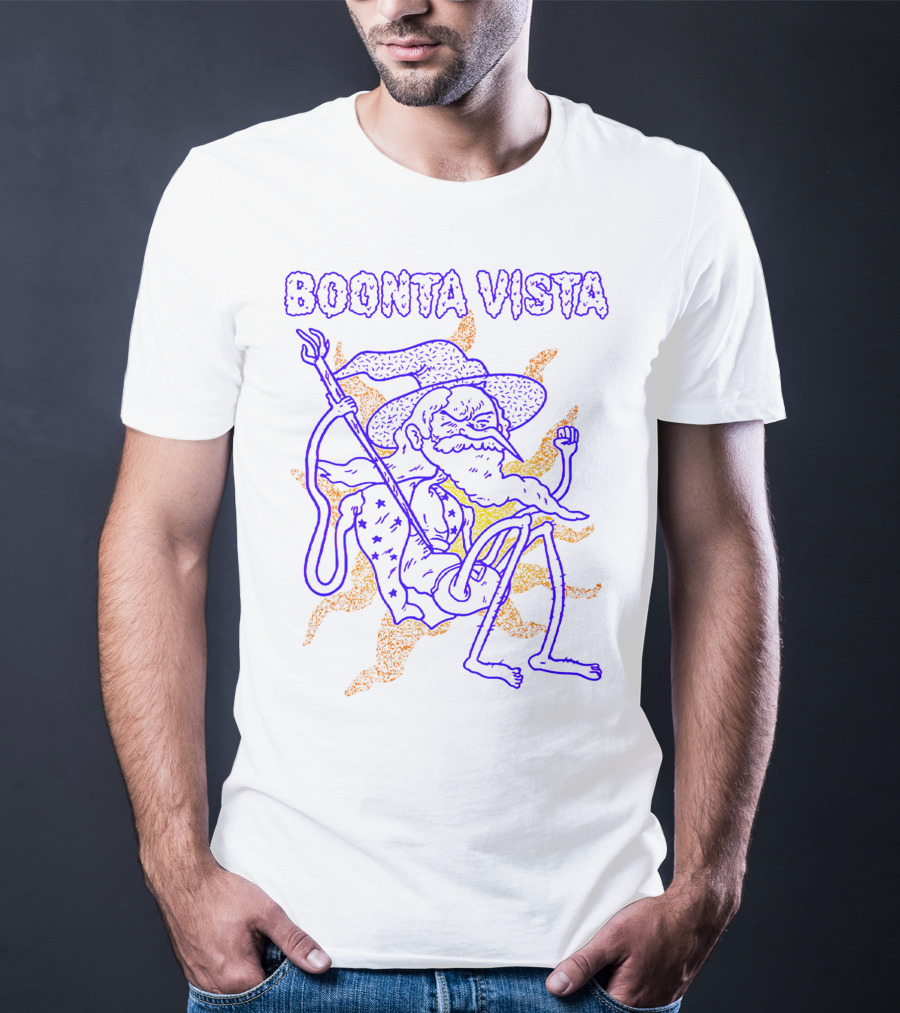 Boonta Vista Wizard With Staff And Hat T-Shirt