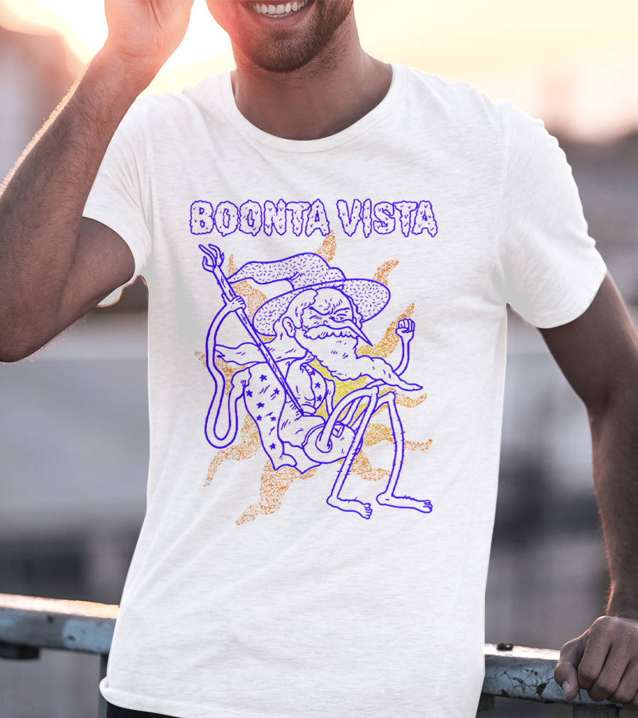 Boonta Vista Wizard With Staff And Hat T-Shirt