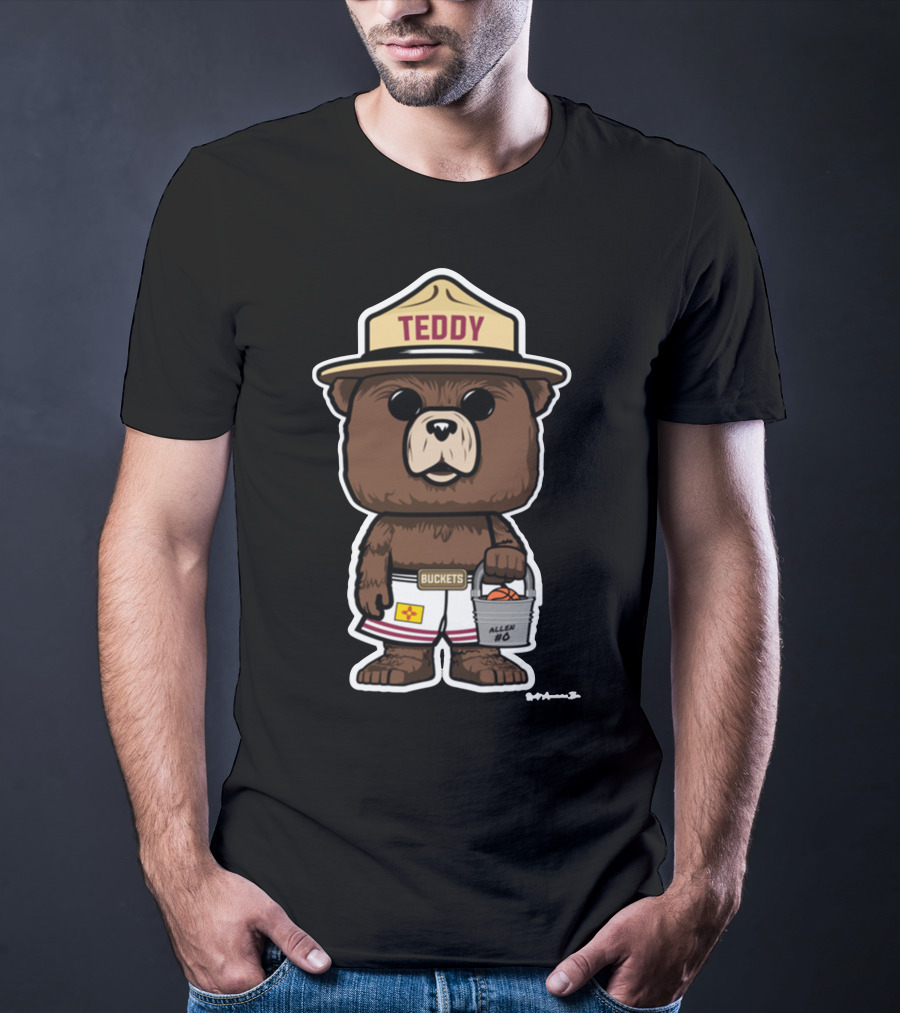 Teddy Buckets Allen #0 Satinytee Clothing Store T-Shirt