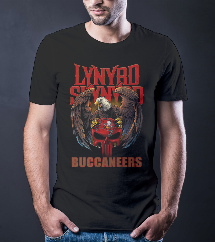Lynyrd Skynyrd Buccaneers Eagle Skull T-Shirt