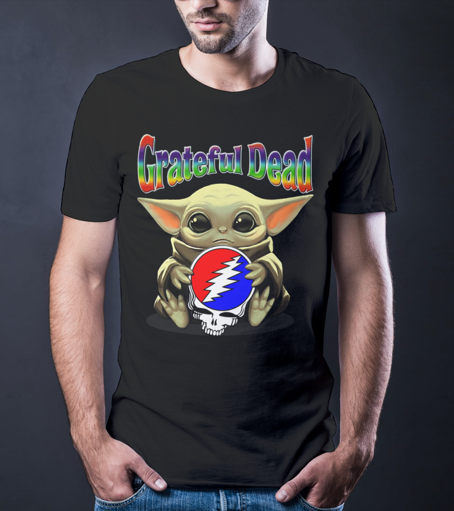 Grateful Dead Baby Yoda Steal Your Face T-Shirt