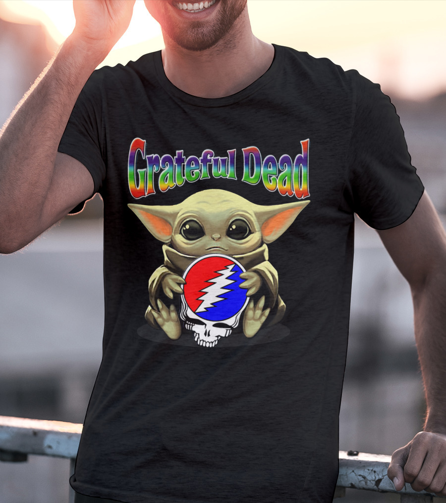 Grateful Dead Baby Yoda Steal Your Face T-Shirt