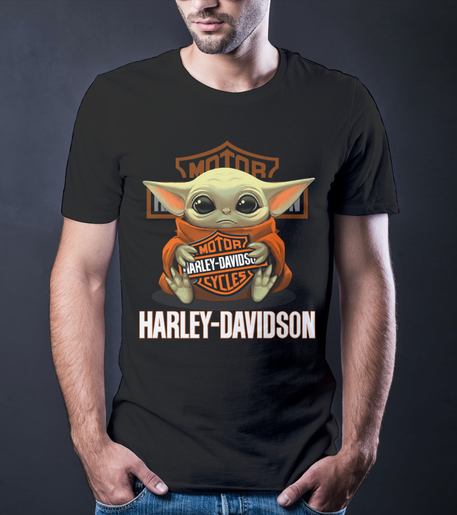 Harley Davidson Motor Cycles Yoda T-Shirt