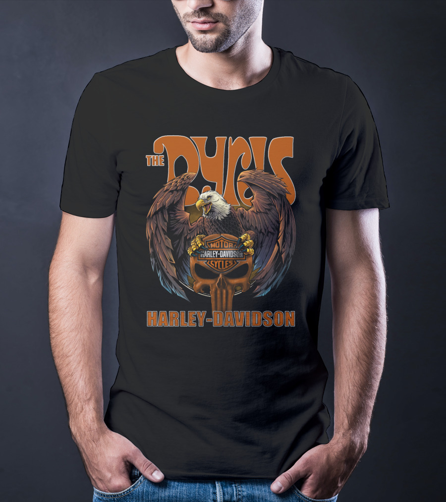 The Byrds Harley Davidson Motorcycles Eagle T-Shirt