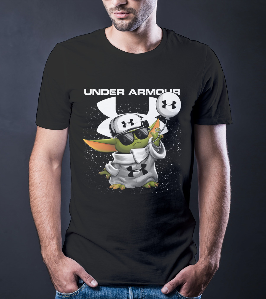 Under Armour Yoda Balloons And Hat T-Shirt