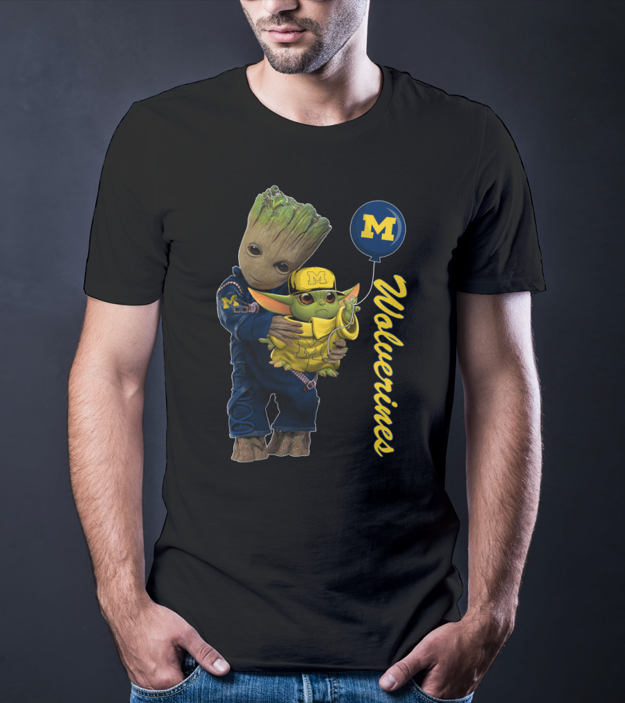 G&Y-Michigan Wolverines M Balloon Hug T-Shirt