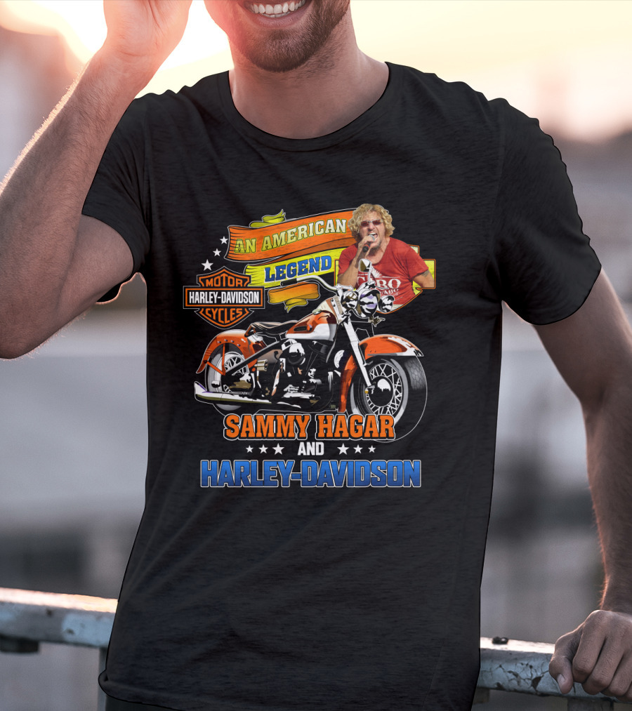 Sammy Hagar And Harley Davidson An American Legend T-Shirt