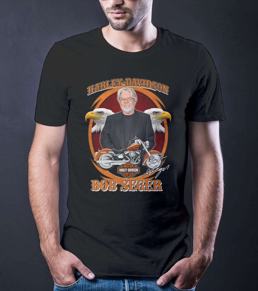 Harley Davidson Motor Cycles Bob Seger Eagle T-Shirt