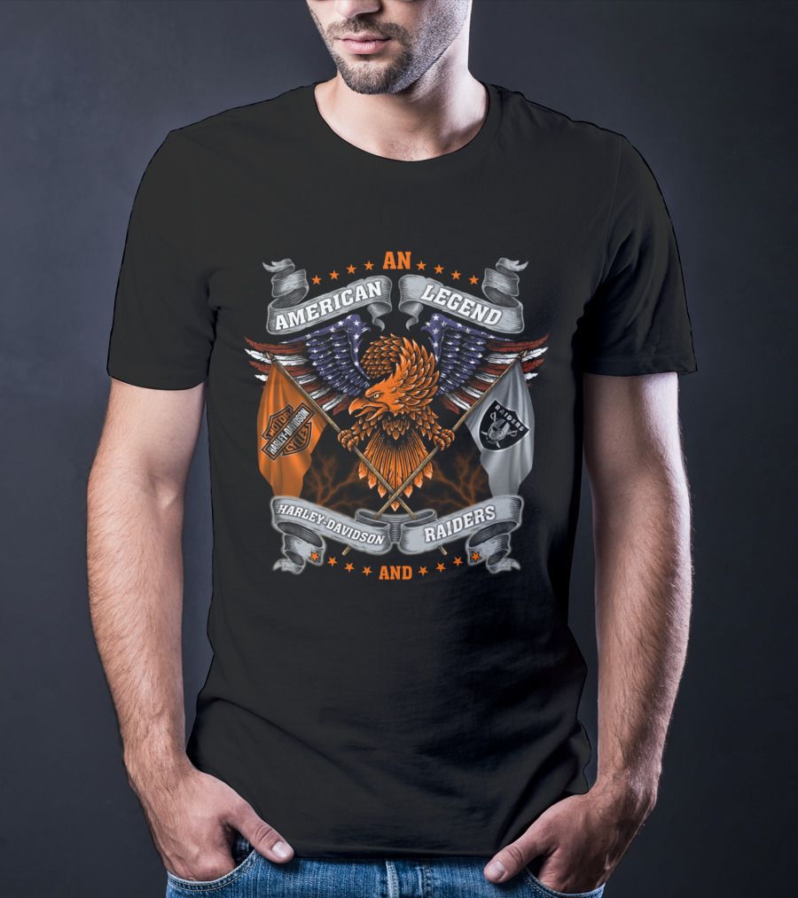 An American Legend Harley Davidson Raiders T-Shirt