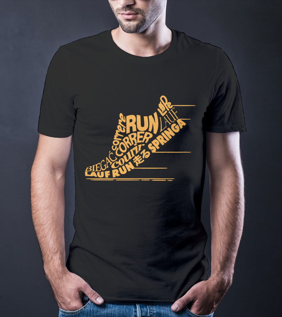 Worldwide Run Funny Running Lauf Correr Springa Corret Lepe T-Shirt
