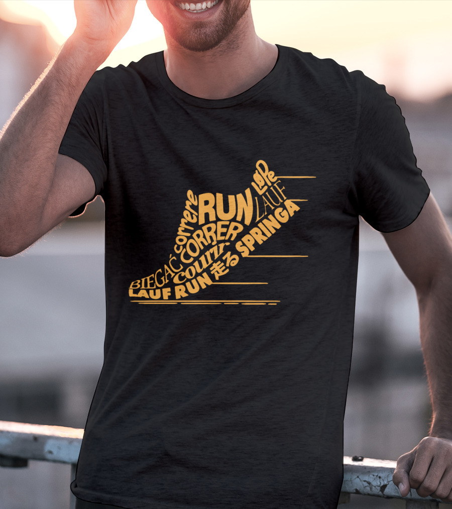 Worldwide Run Funny Running Lauf Correr Springa Corret Lepe T-Shirt