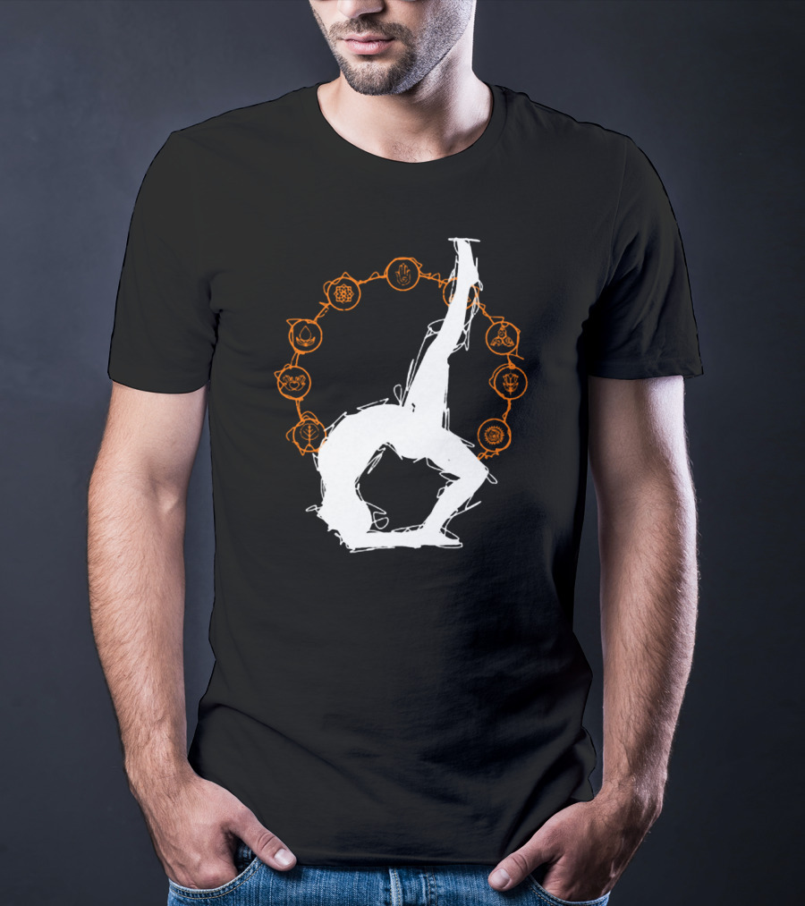 Yoga Meditation Workout Fitness Chakra Pose T-Shirt
