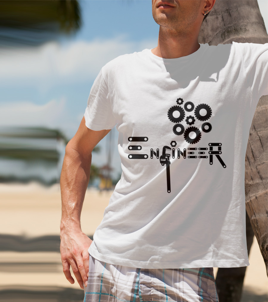 Engineer Gear Wrench Mechanism T-Shirt