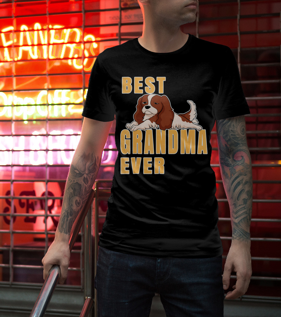 Best Cavalier King Charles Spaniel Grandma Ever T-Shirt
