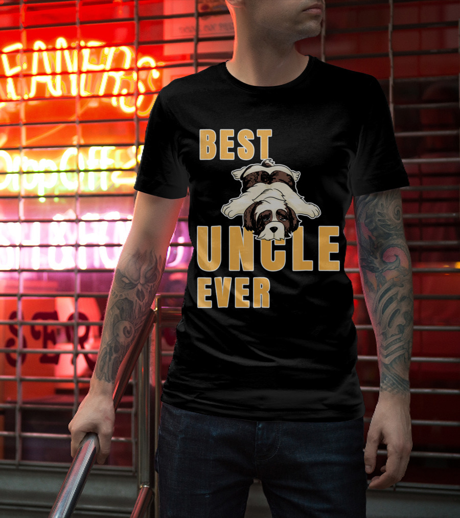 Best Shih Tzu Uncle Ever Dog T-Shirt