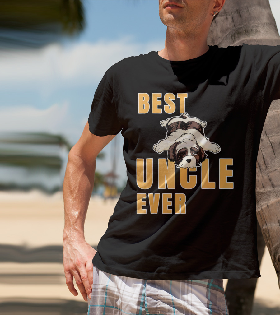 Best Shih Tzu Uncle Ever Dog T-Shirt