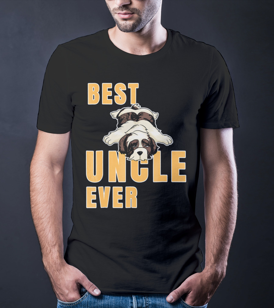 Best Shih Tzu Uncle Ever Dog T-Shirt