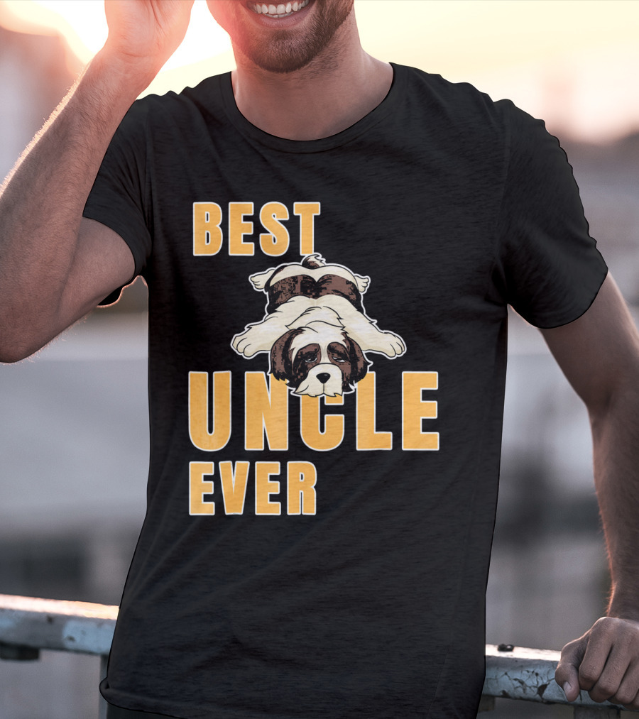 Best Shih Tzu Uncle Ever Dog T-Shirt