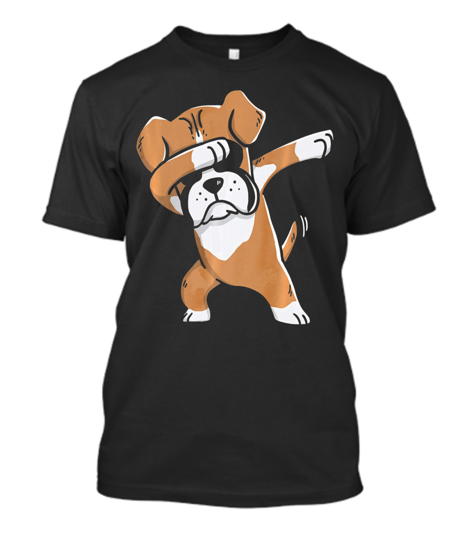 Kids Funny Dabbing Boxer Dog T-Shirt