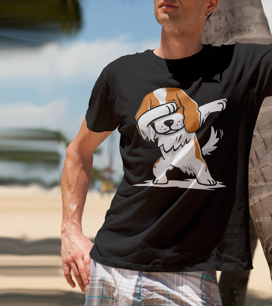 Cavalier King Charles Spaniel Dabbing Dance Pose T-Shirt