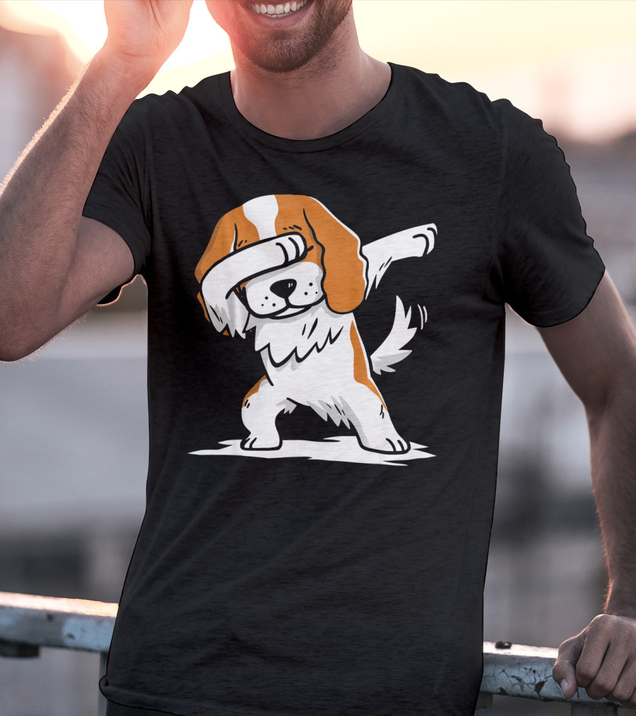 Cavalier King Charles Spaniel Dabbing Dance Pose T-Shirt