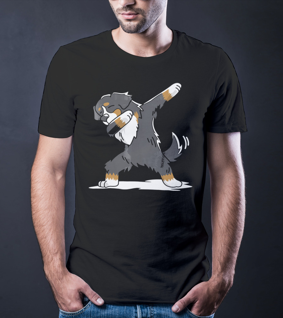 Cavalier King Charles Spaniel Dabbing Shetland Dog T-Shirt
