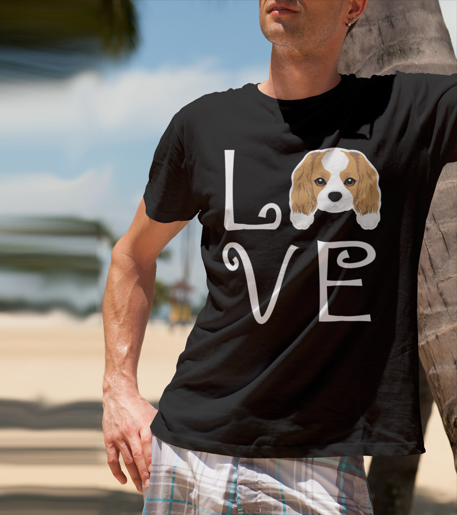 Cavalier King Charles Spaniel Love Puppy Dog Owner T-Shirt