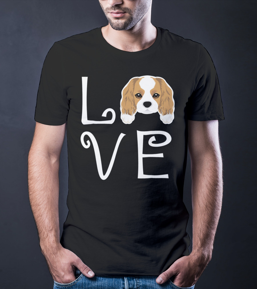 Cavalier King Charles Spaniel Love Puppy Dog Owner T-Shirt