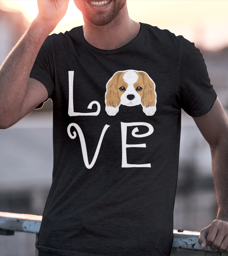 Cavalier King Charles Spaniel Love Puppy Dog Owner T-Shirt