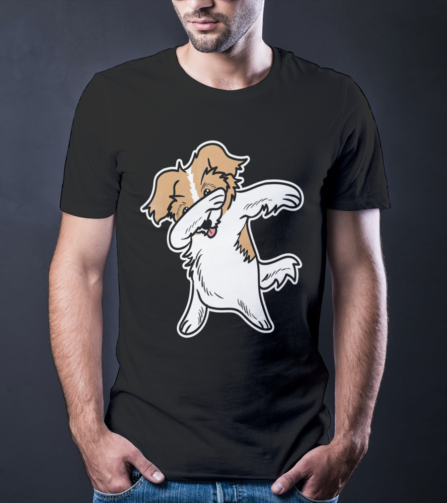 Dabbing Shih Tzu Kids Puppy Dance T-Shirt