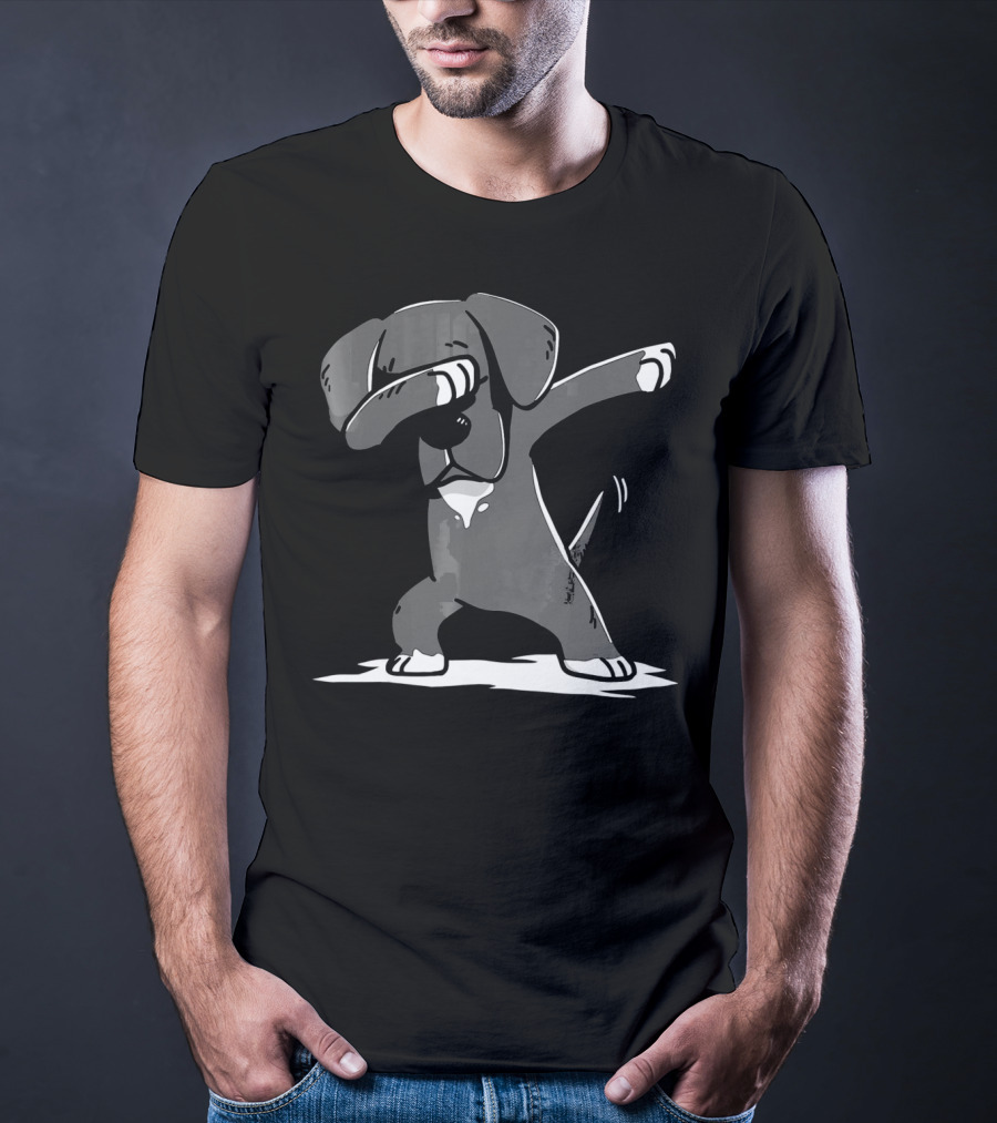 Great Dane Dog Dabbing Cute Funny Dab Dance T-Shirt