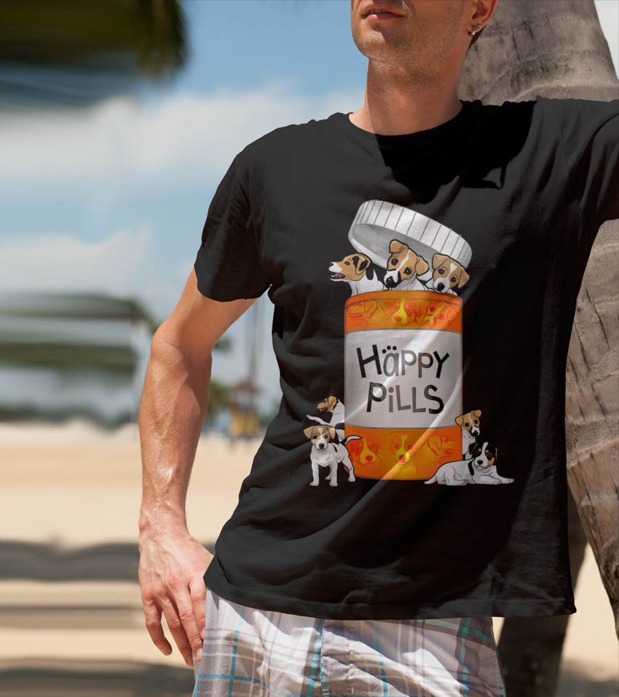Happy Pills Jack Russell Terrier T-Shirt