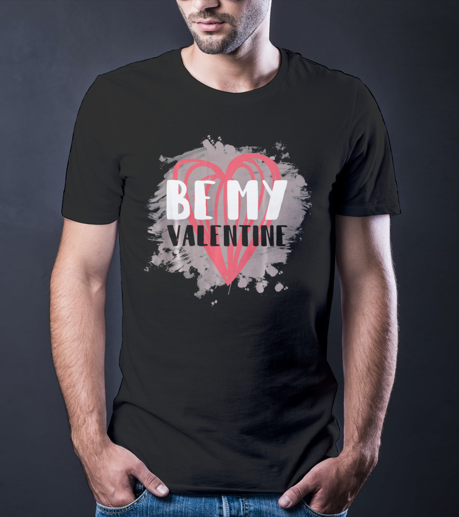 Be My Valentine Matching Family Group Heart T-Shirt
