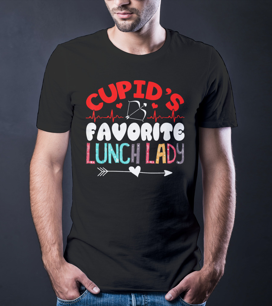Cupid's Favorite Lunch Lady Valentine T-Shirt