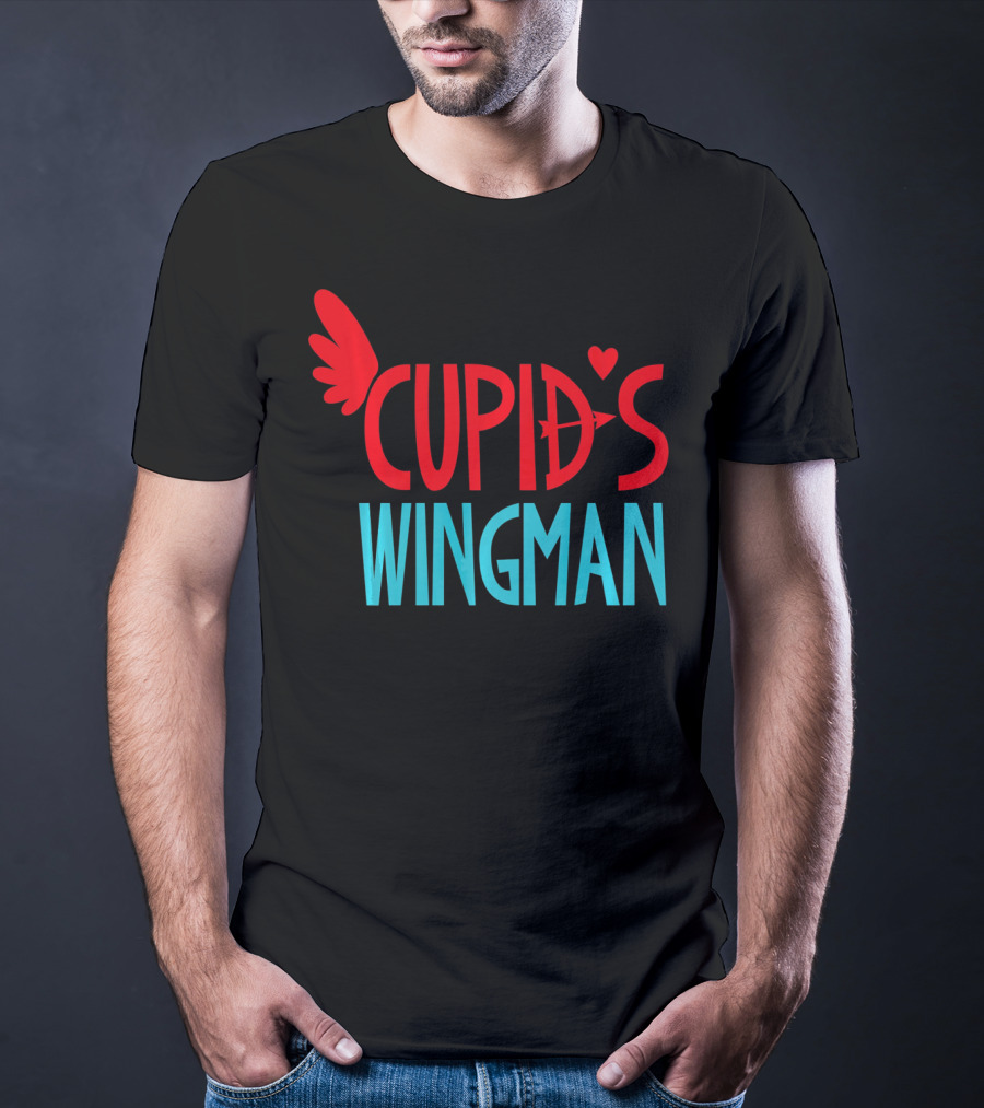 Cupid's Wingman Funny Valentine's Day T-Shirt